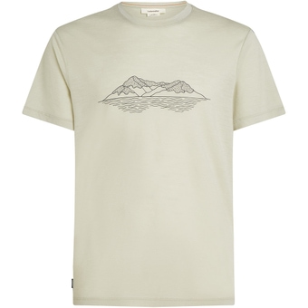 Icebreaker Merino 150 Tech Lite Pukaki Reflected T-Shirt Ashen Herren