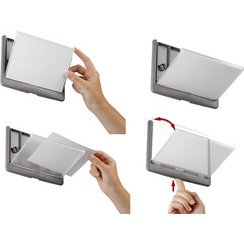 Plaque de porte CLICK SIGN, (L)149 x (H)148,5 mm
