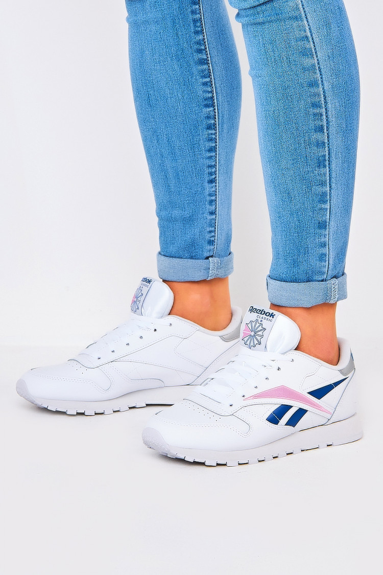 Basket CL LTHR blanc / Reebok