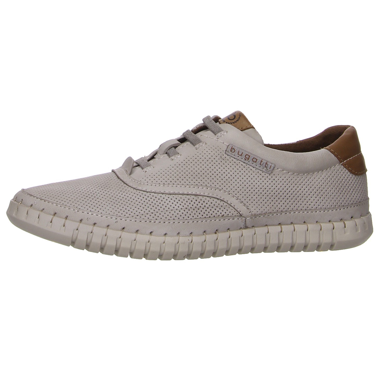 Bugatti Slipper offwhite weiss/weiss kombi