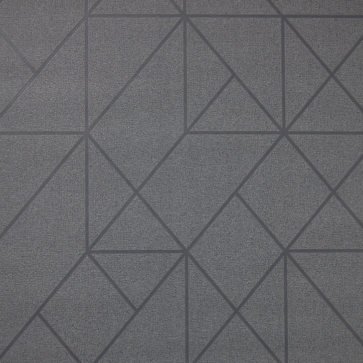Papier peint vinyle sur intissé GoodHome Patula gris anthracite