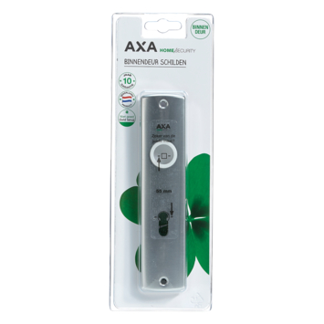 AXA langschild binnendeur aluminium kruk/sleutel 55 mm