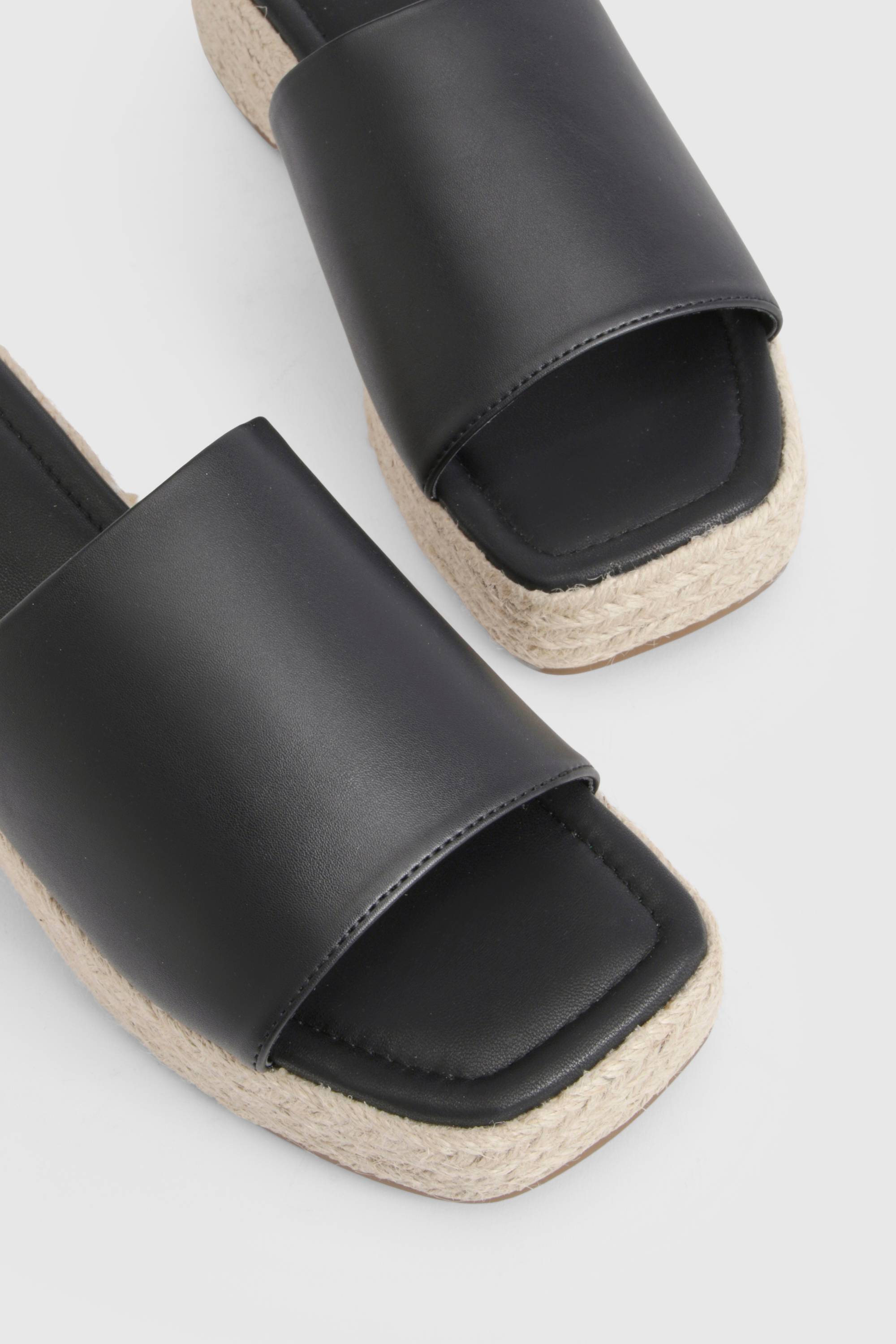 boohoo Mules Compensées Espadrilles
