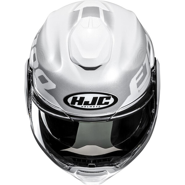 HJC - Casque F100 Hetal MC10 / Blanc / Gris Clair