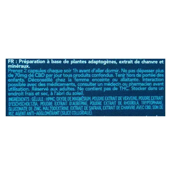 Kaya Sommeil CBD 20mg 60 capsules