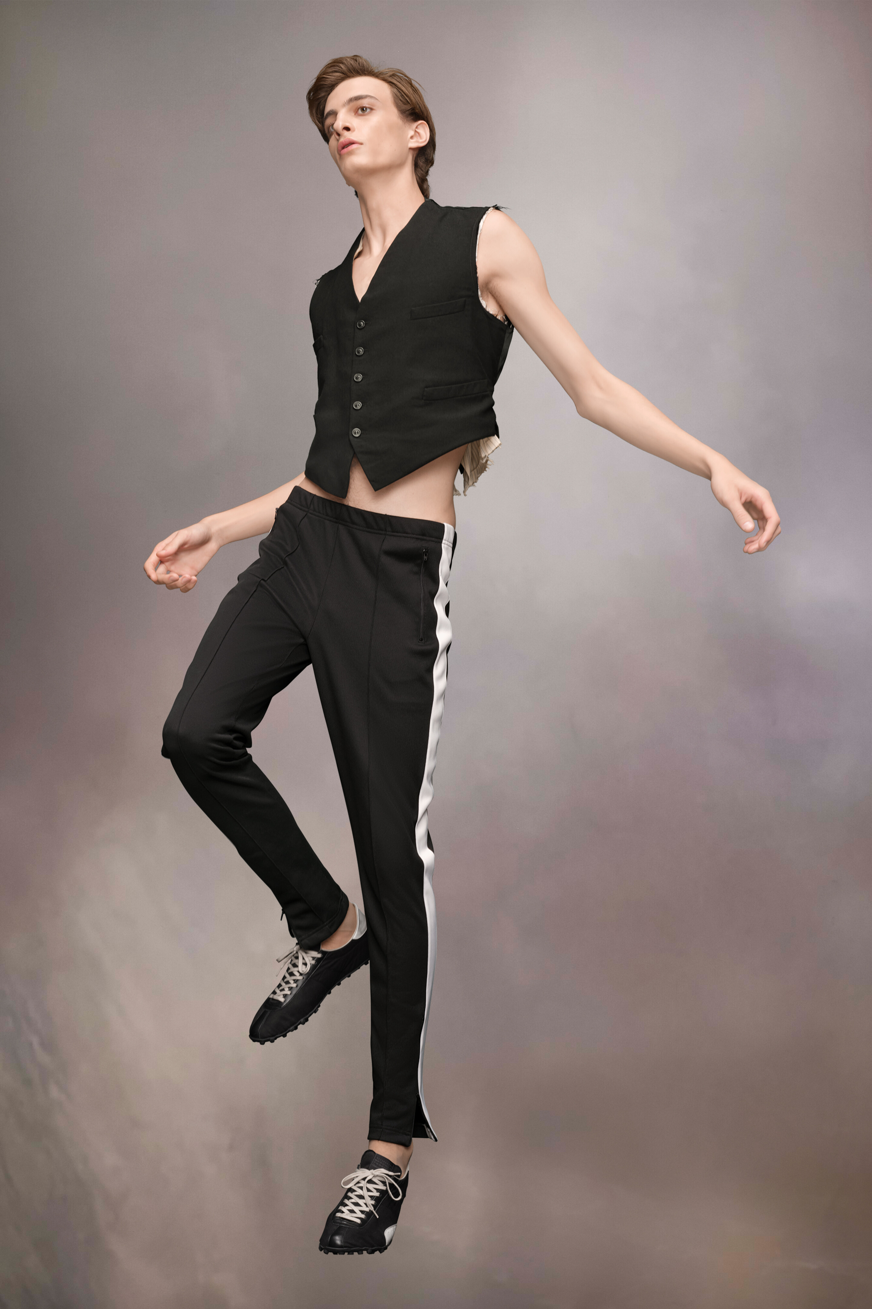 Gilet Anonymity of the lining Noir