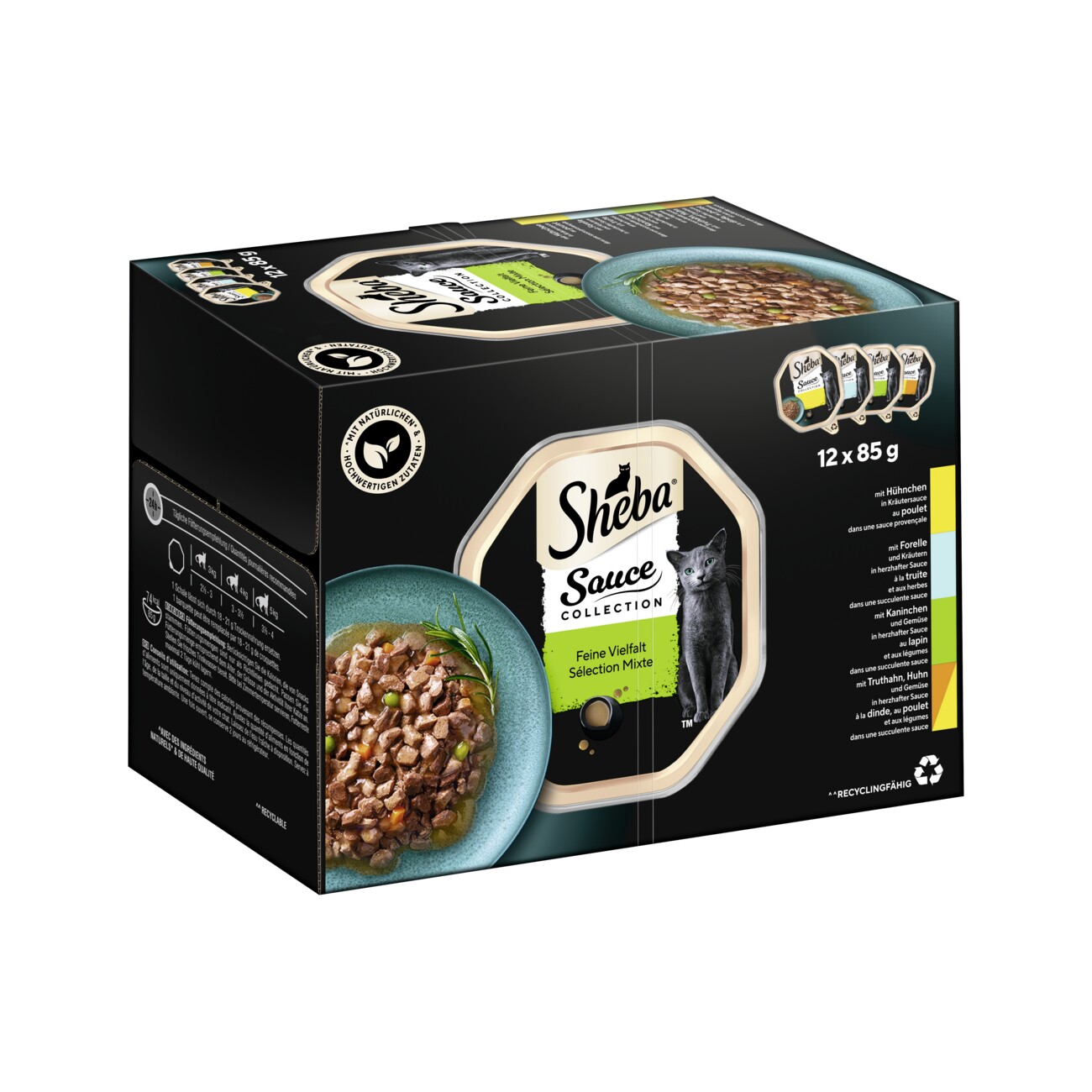 Sheba Multipack Sauce Collection Feine Vielfalt 12x85 g