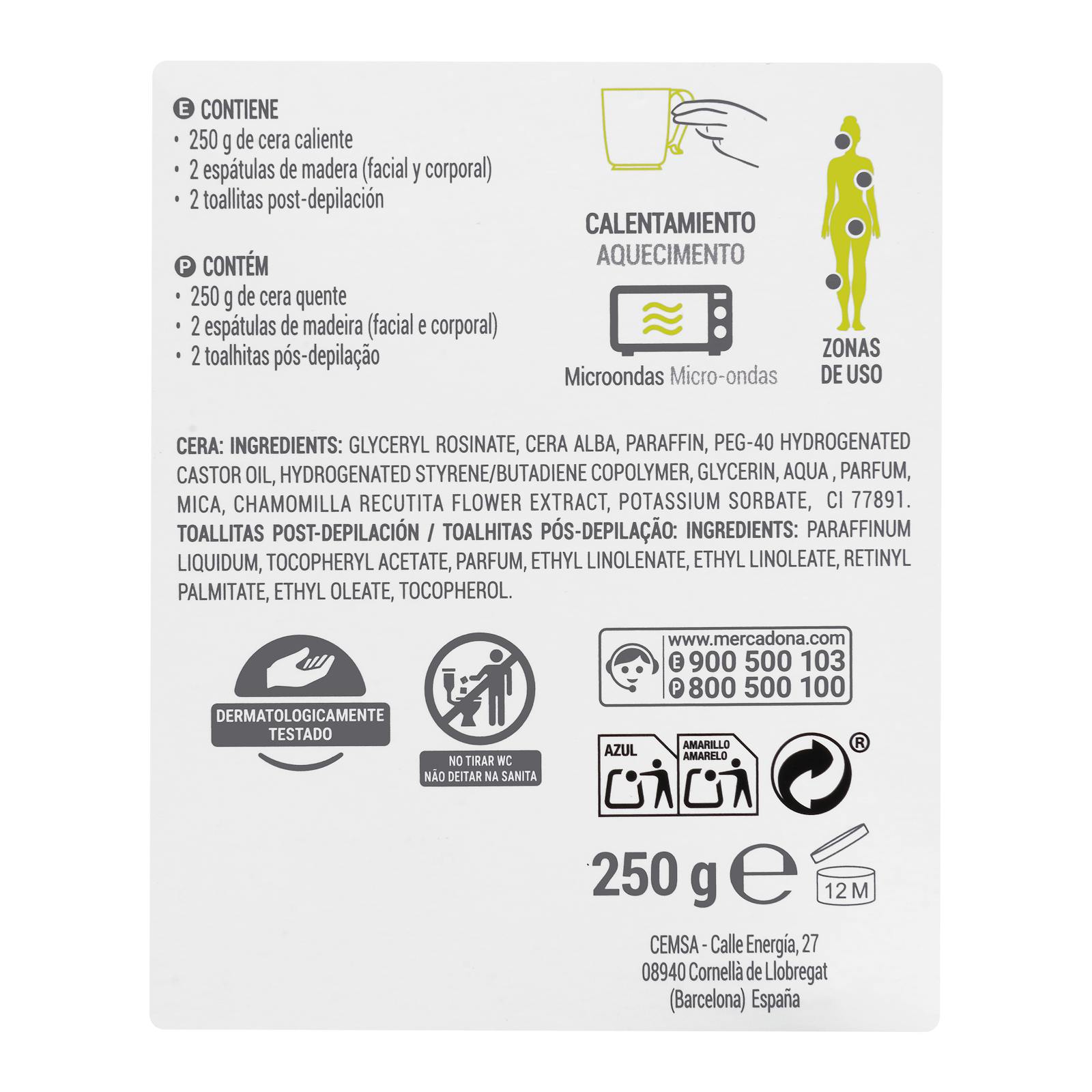 Cire chaude Deliplus en pot pour peaux sensibles