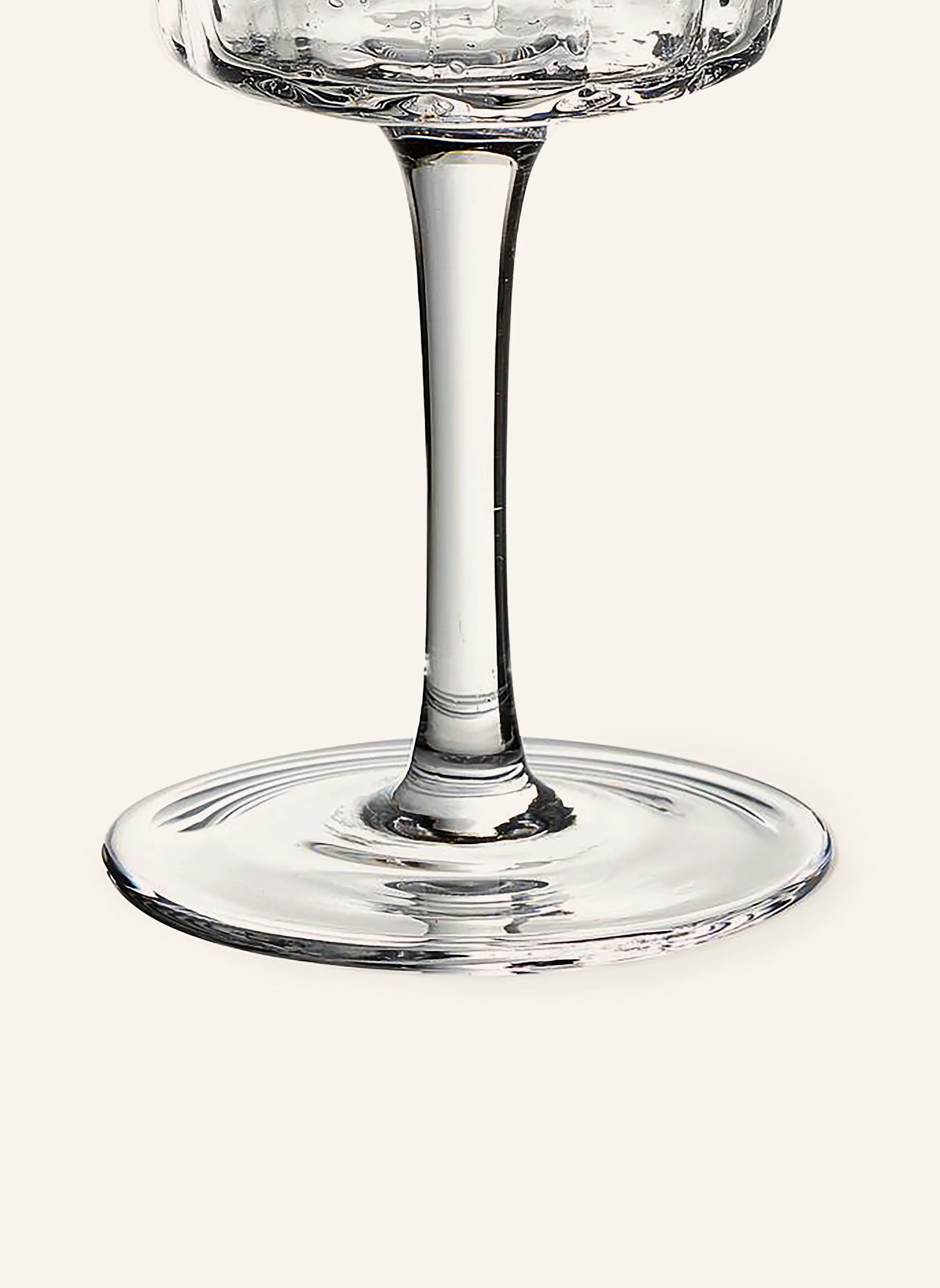 Westwing Collection 4er-Set Weingläser SCALLOP