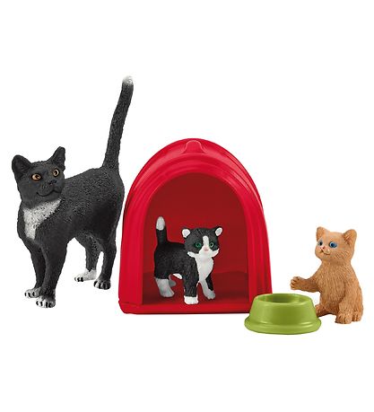 Schleich Farm World - Katzenspielzeug - H: 12 cm 42501