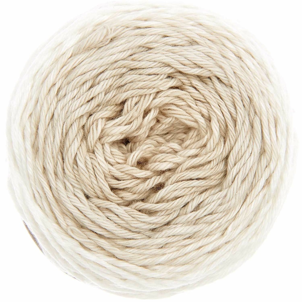 Pelote fil coton écru - ricorumi spin spin 50 g