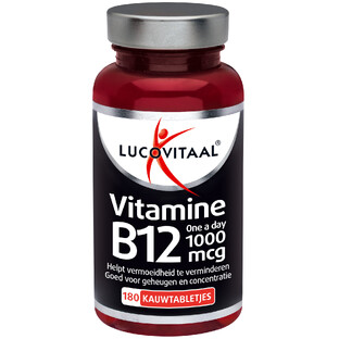 Lucovitaal Vitamine B12 1000mcg 180 Kauwtabletten 180TB
