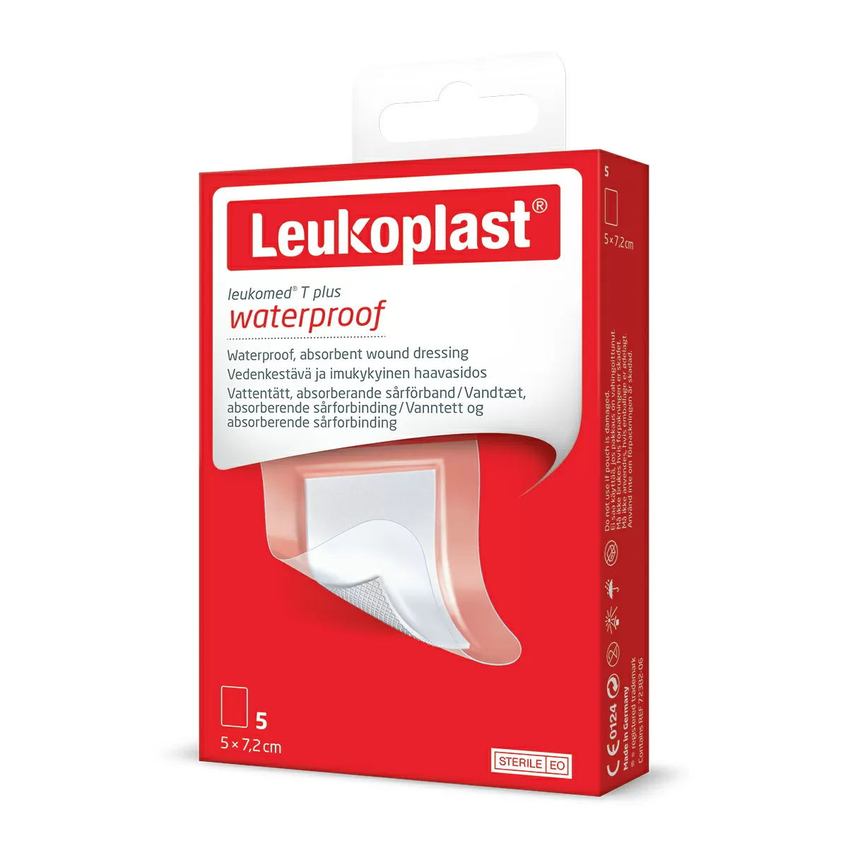 Leukoplast Leukomed T Plus 5 x 7,2 cm - 5 stk.