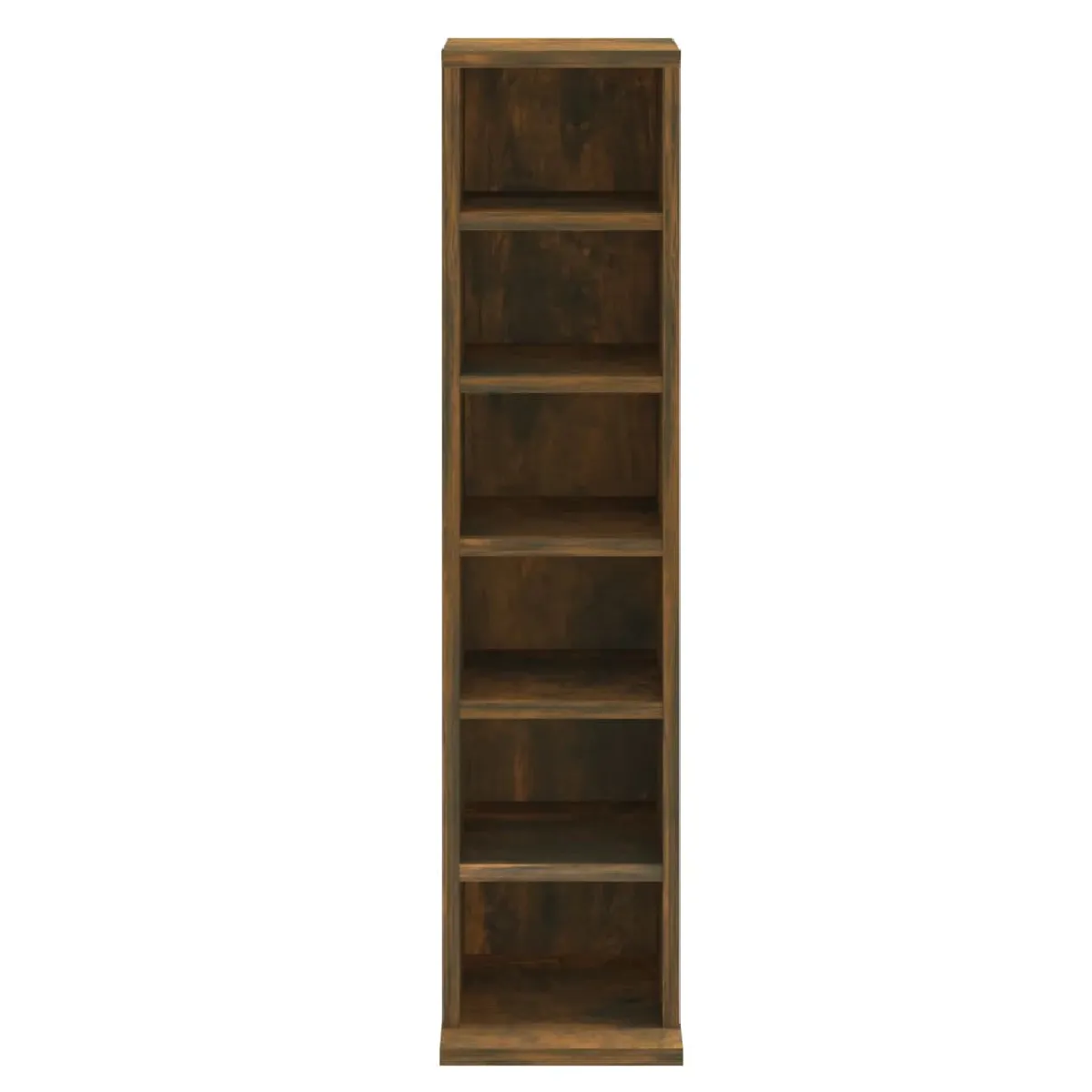 vidaxl Armoire à CD - Chêne fumé