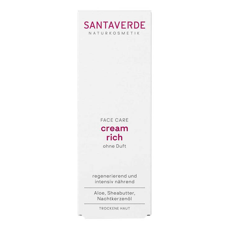 Aloe Vera Creme rich ohne Duft, 30 ml