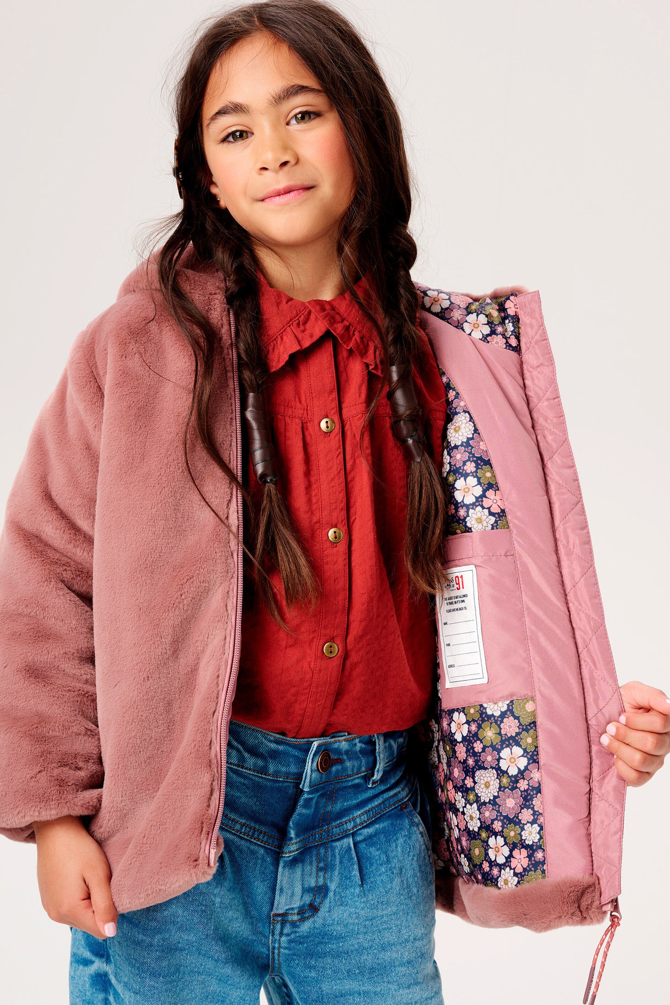 NOPPIES KIDS Winter jacke Jidong Rose Taupe