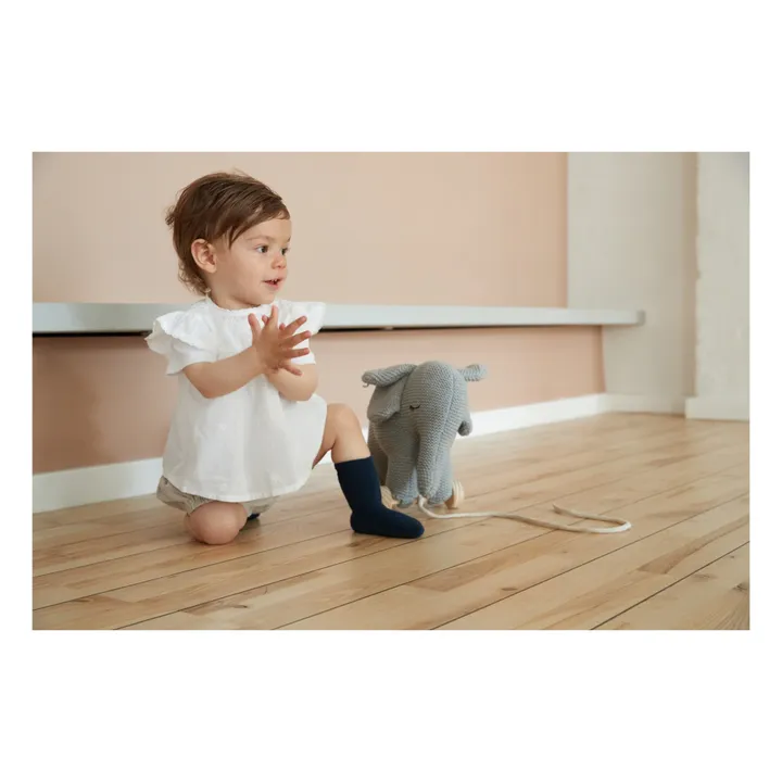 GOBABYGO Chaussettes Anti-Dérapantes | Bleu marine