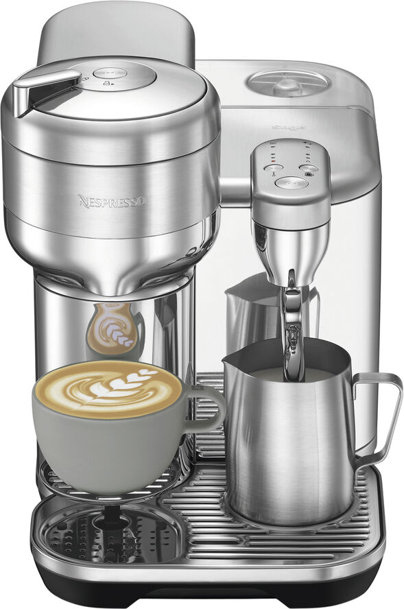 Nespresso The Vertuo Creatista Brushed Stainless Steel Grå