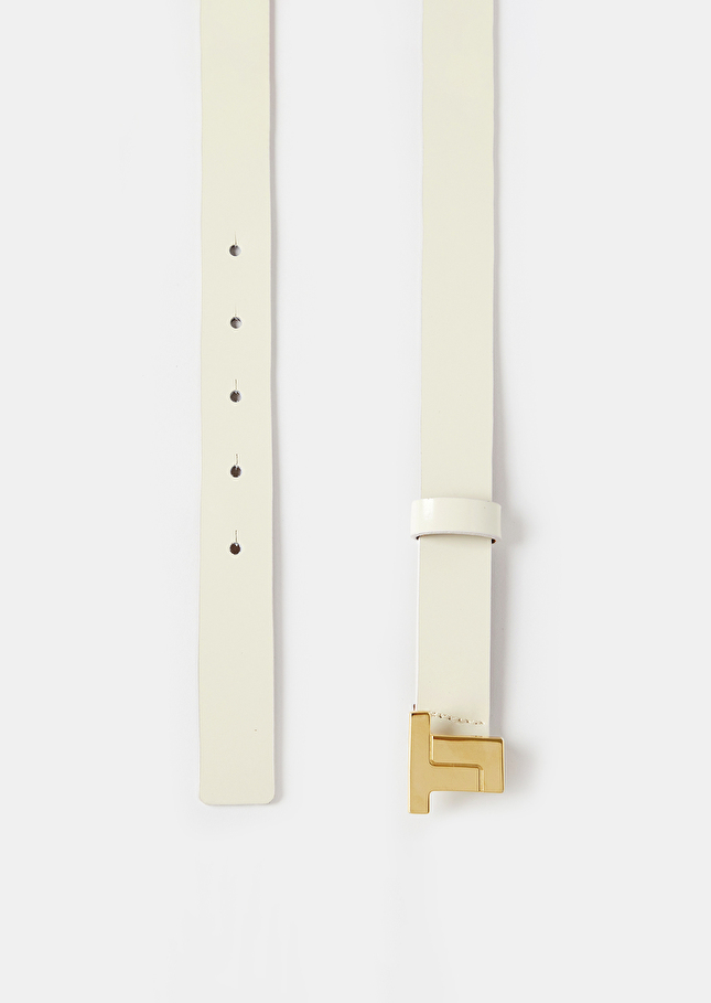Ceinture 8 Bis miniécrue en cuir