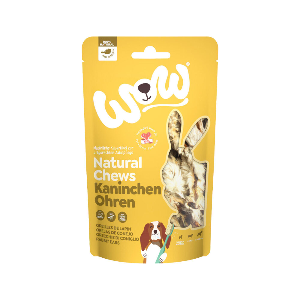 WOW! Natural Chews Konijnenoren
