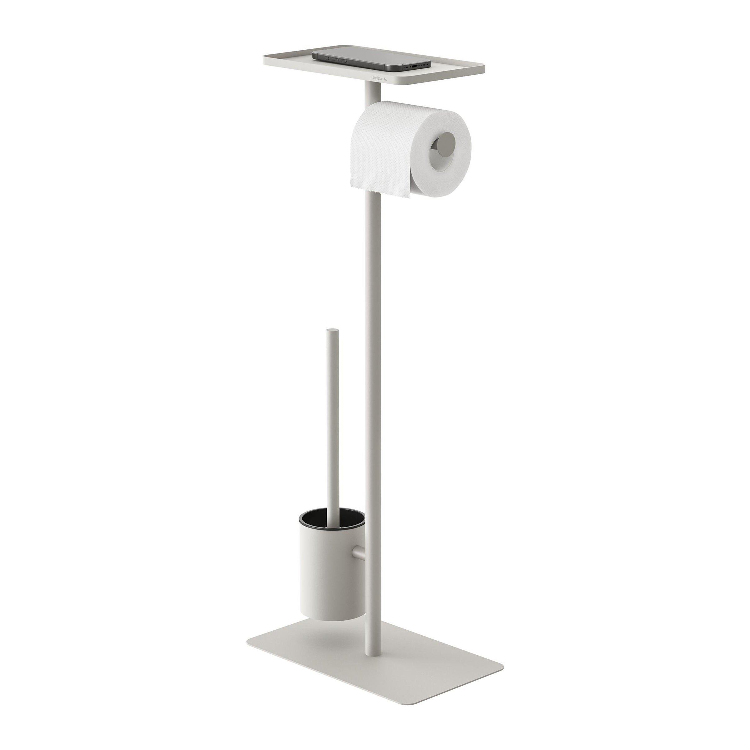 Sealskin Brix Toiletbutler met Planchet - Greige