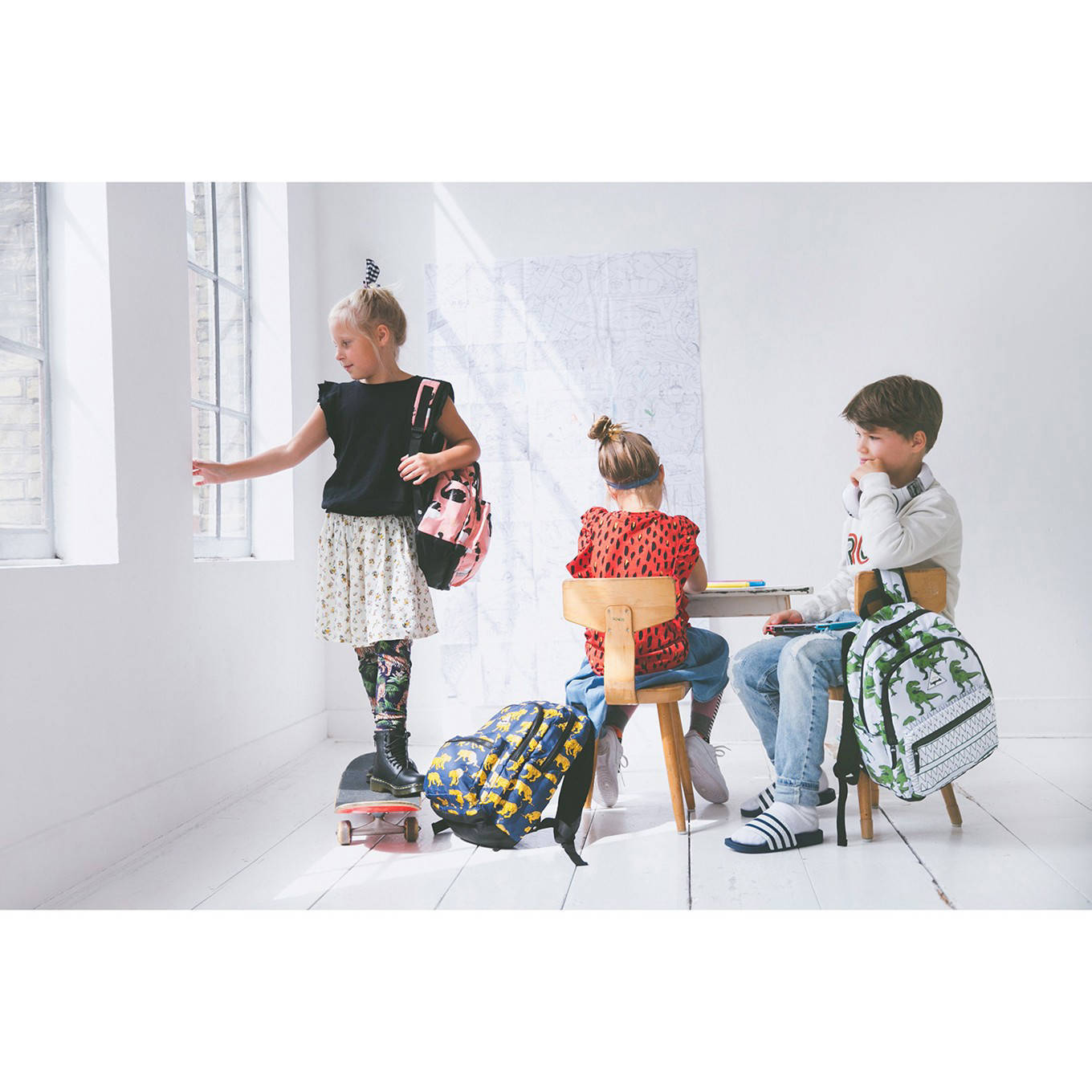 Little Legends rugzak Lila Flower L paars