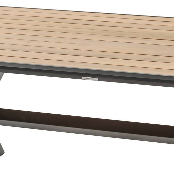 Table de jardin AXIOME Eucalyptus & Graphite