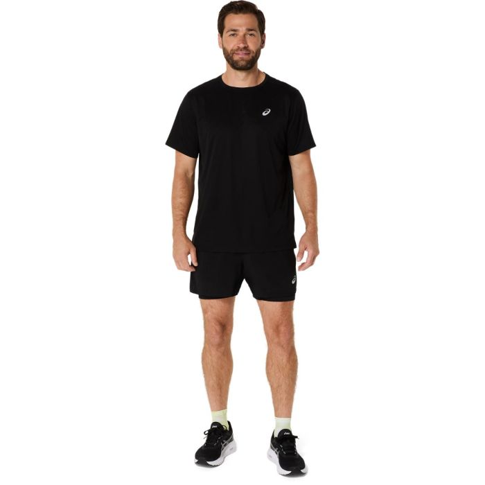 Asics Herre Shorts Core 2in1 5 Inch Shorts Sort