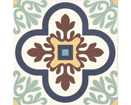 Porseleinen wand- en vloertegel Heritage taco in 76 verschillende designs 16,5 x 16,5 cm