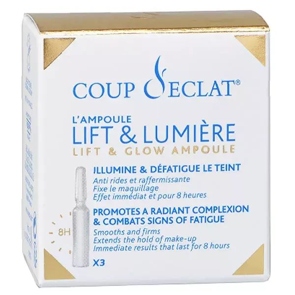 Ampolas faciais Radiance Boost Lift & Light - Caixa com 3 unidades