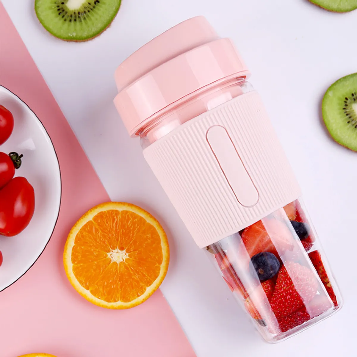Universal Juicer Électrique Portable - Rose