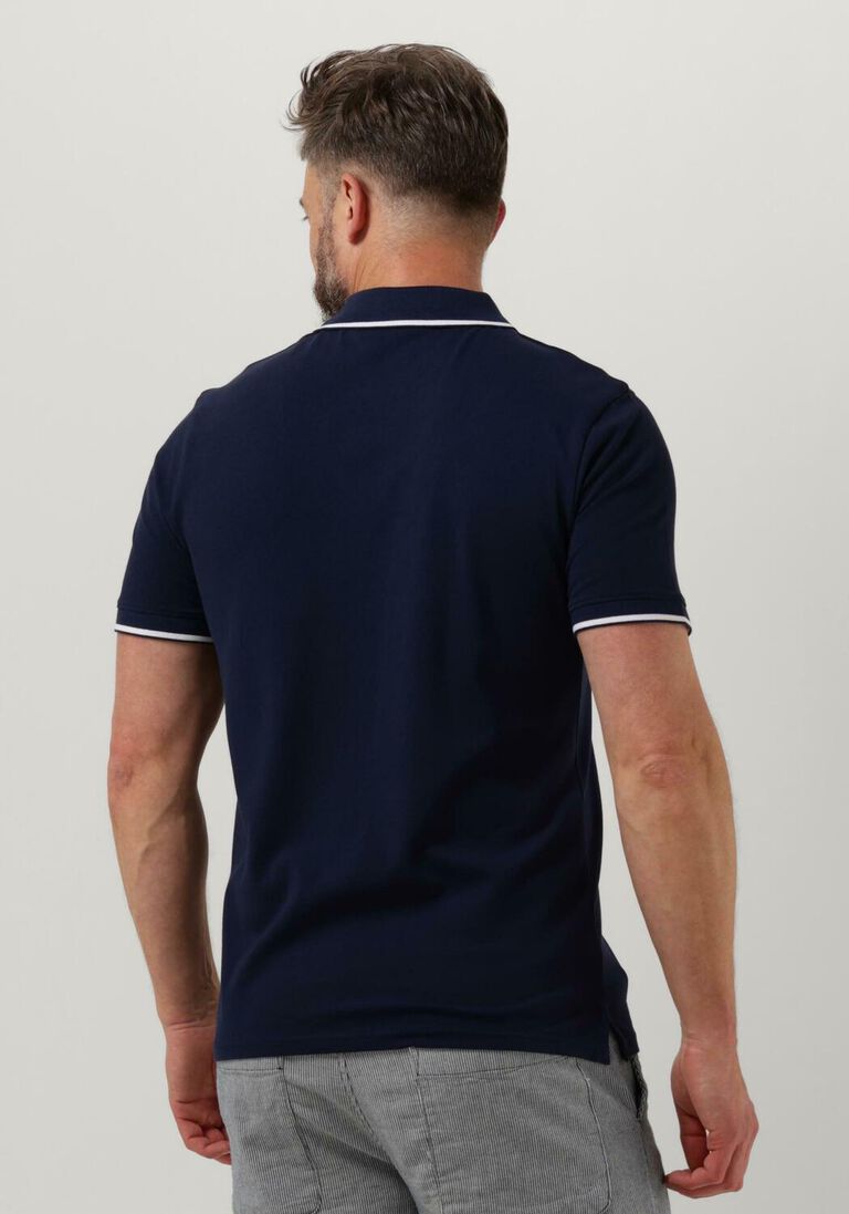 LYLE & SCOTT donkerblauwe lyle & scott polo tipped polo shirt