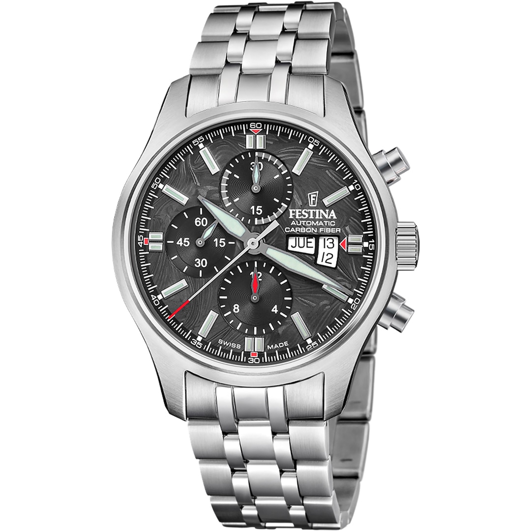 Festina Swiss Auto Chrono 43 Carbon Fiber