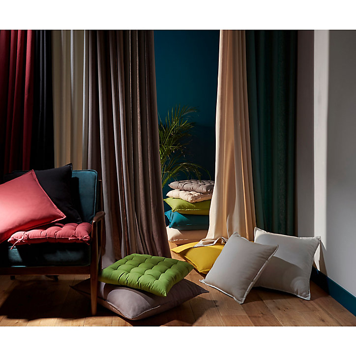 Coussin GoodHome Hiva vert 45 x 45 cm