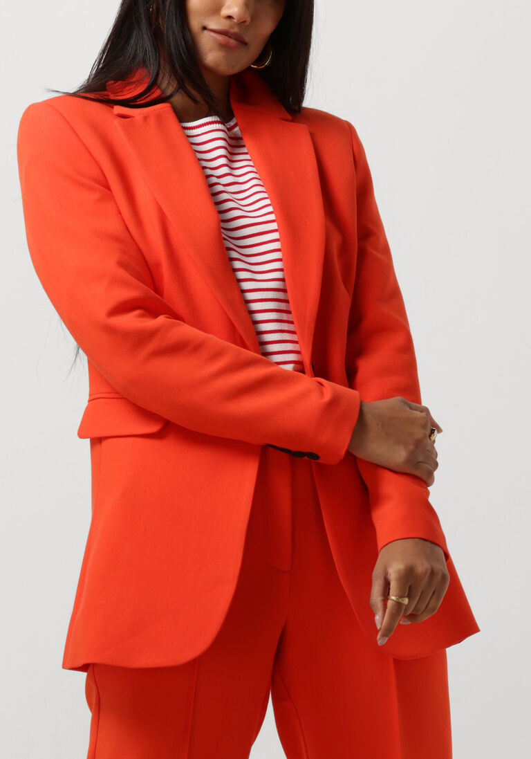 JANSEN AMSTERDAM oranje jansen amsterdam blazer wq238 woven blazer with long sleeve