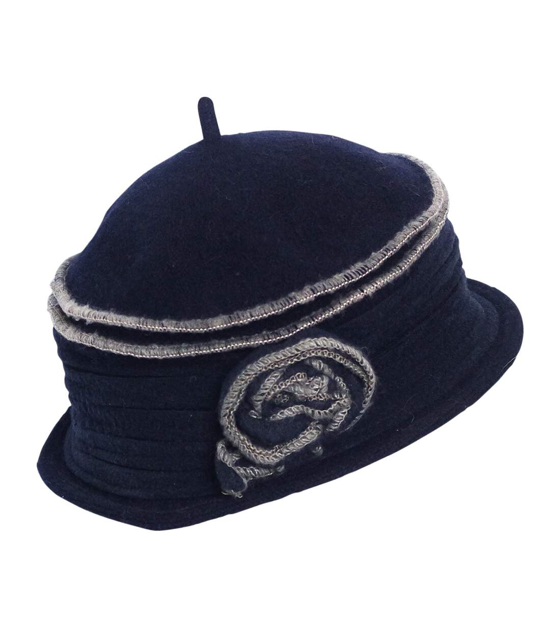 Chapeau cloche en laine FAUSTINE