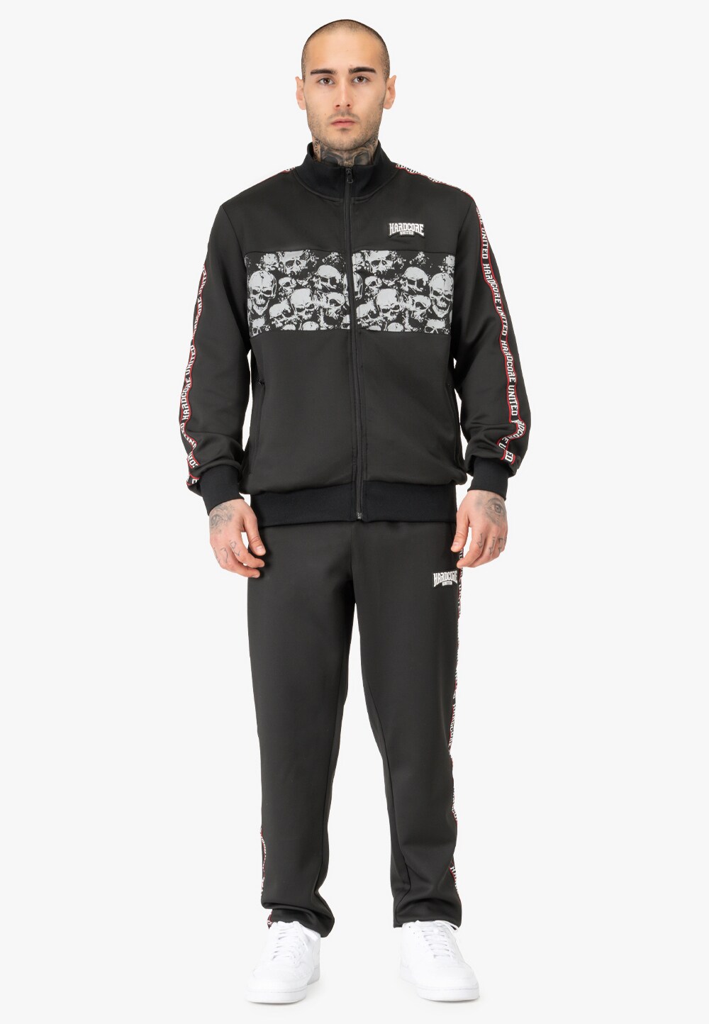 Hardcore United Herren Trainingsanzug normale Passform RAVER