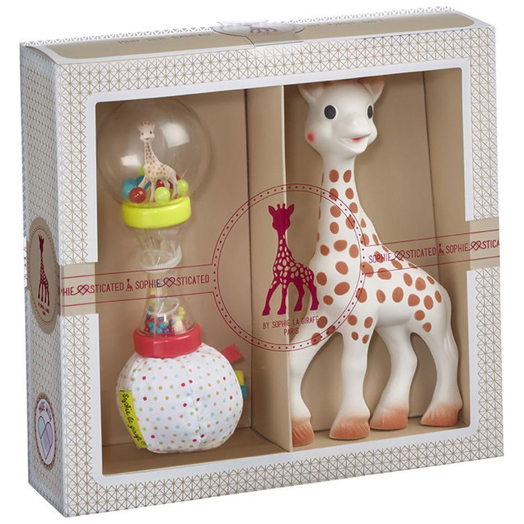 Sophie la girafeSophie la girafe   Geschenkbox mit Maracas