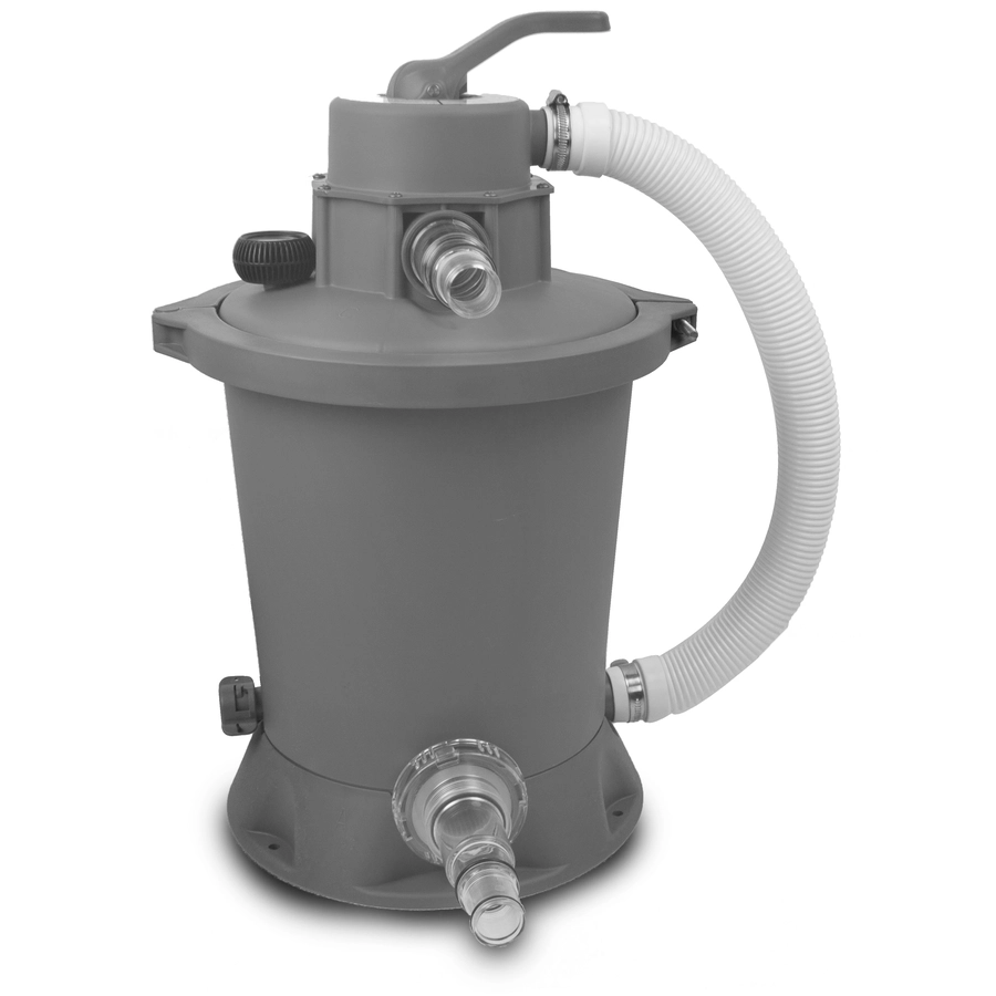 EXIT Frame Pool ø488x122cm (12v Sandfilter) – Grau