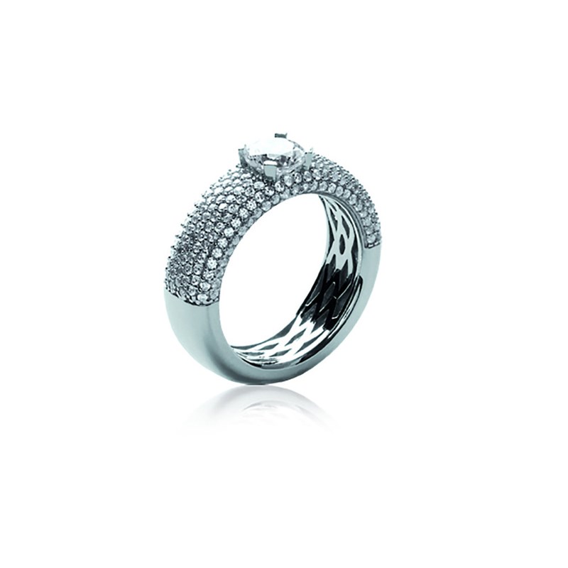 Bague Femme - Argent 925 - Oxyde de zirconium