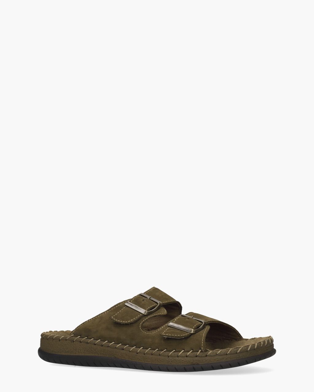 Cypres Thomas Legergroen Herenslippers
