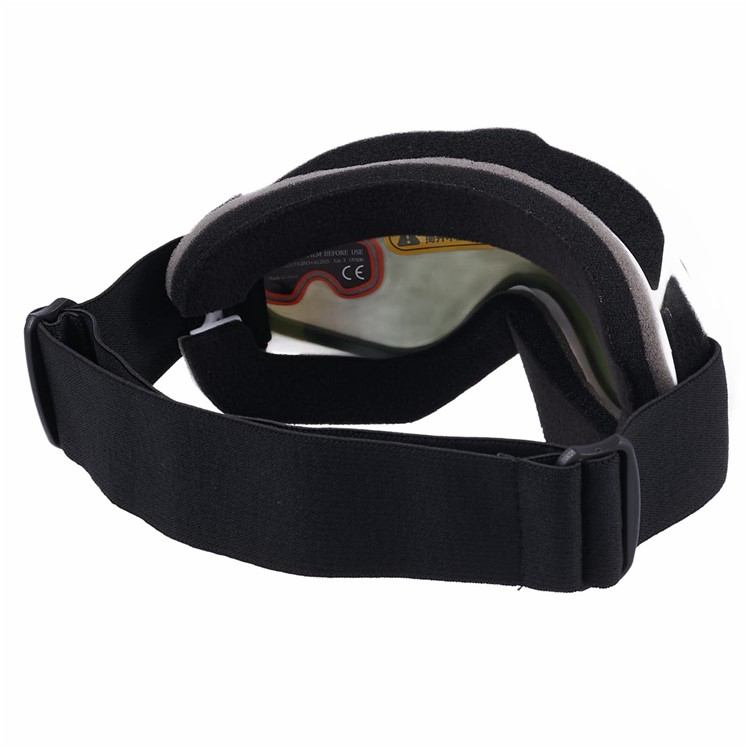 Motocross Brille Winter Ski Sportbrille mit UV-Schutz - Weiss / Bunt