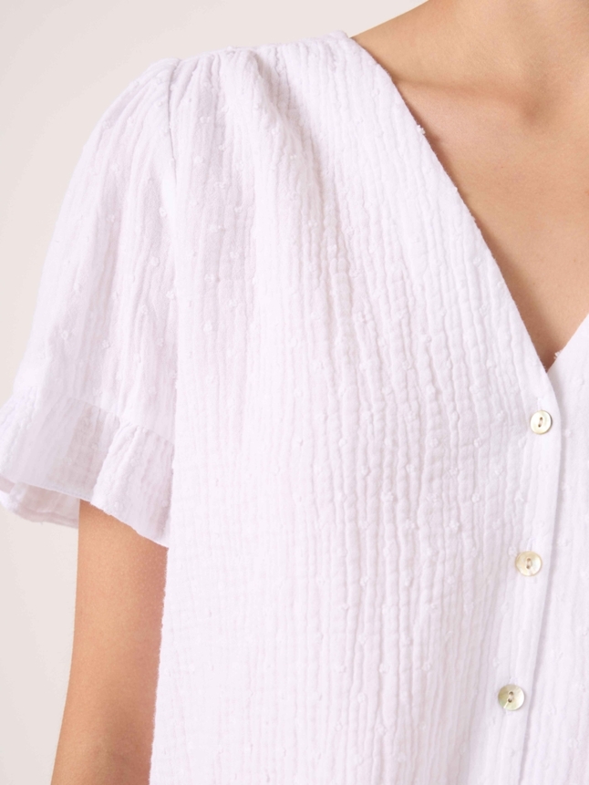 Chemise à nouer 100% coton