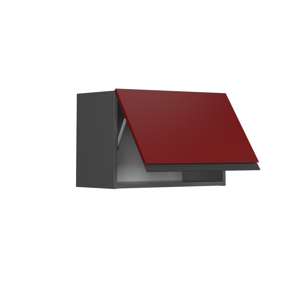 Vicco Hängeschrank flach Küchenschrank Küchenmöbel R-Line J-Shape Anthrazit Rot 60 cm modern