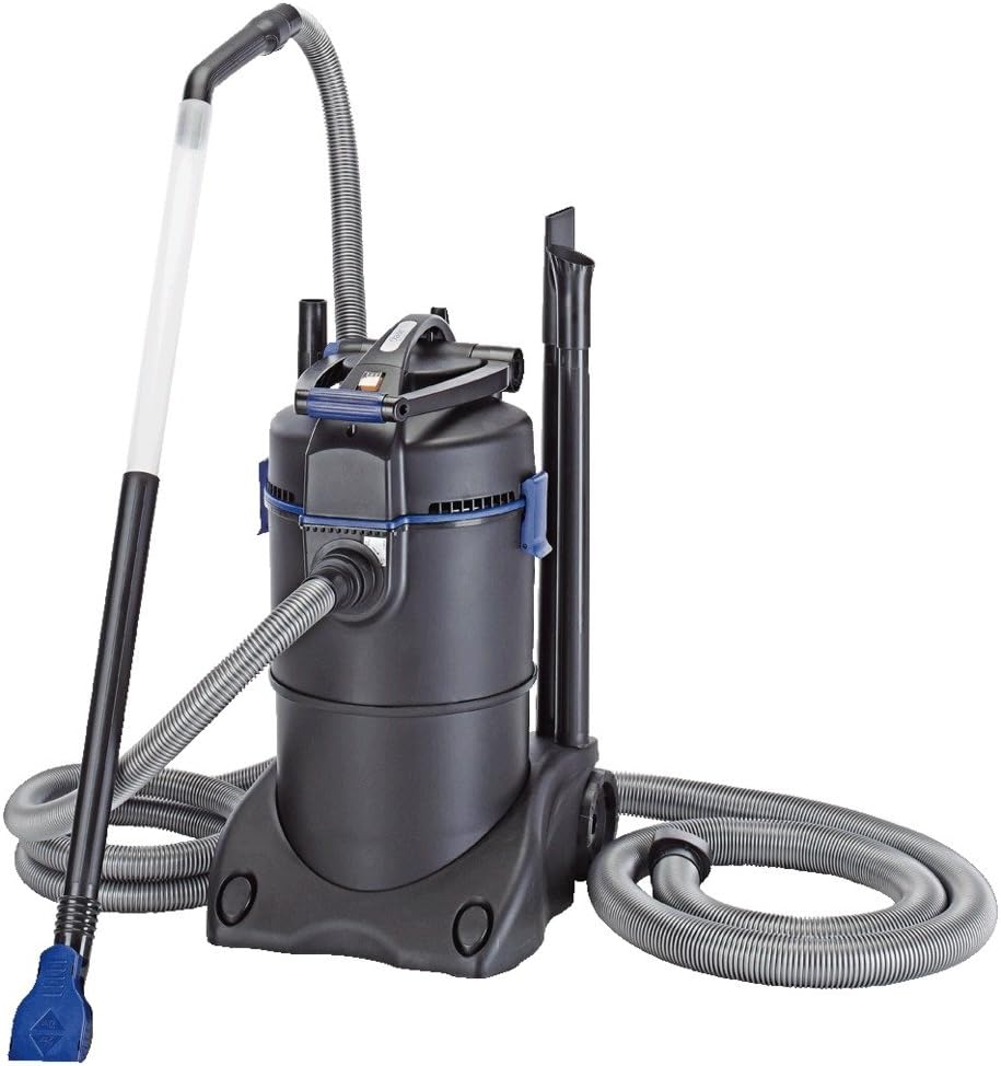 Oase 37102 PondoVac 3, 1600 W, 4000 l/h - Teichschlammsauger, Poolsauger für schnelle Bodenreinigung, Wasseraufbereitung, für Teiche aller Art und Haushalt