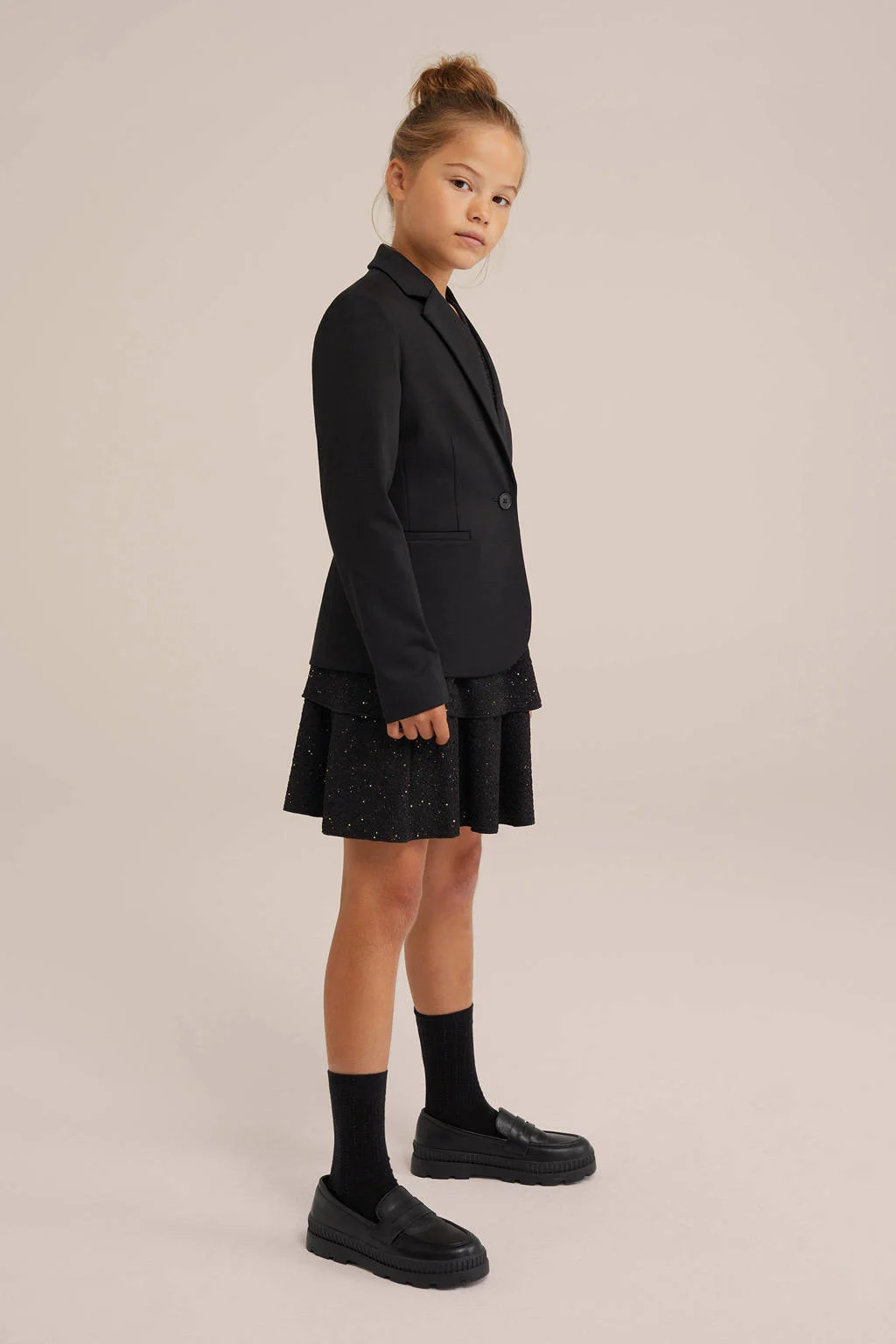 WE Fashion zwart glitter