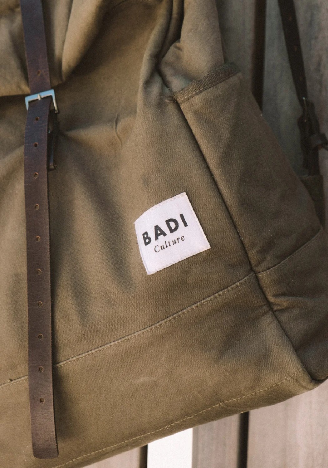 BADI Culture Roll-Over Rucksack Roll-Over Backpack Dark Green