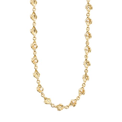 Pilgrim Inaya Recycled Halskæde, Gold Plated, 38 cm
