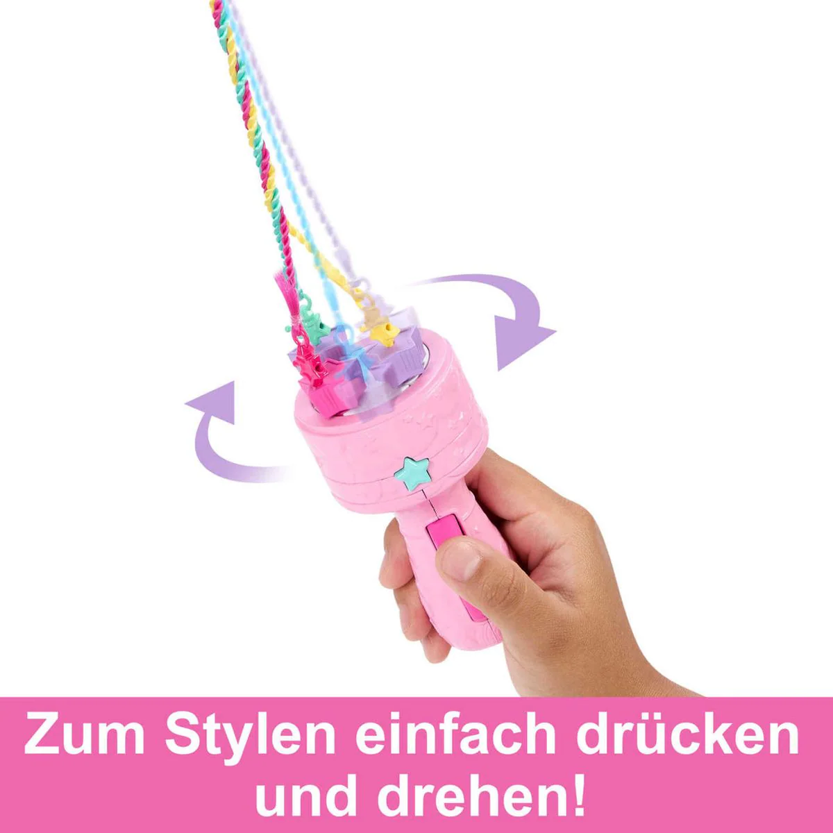 Mattel HNJ06 - Barbie - Dreamtopia - Flechtspaß inkl. Stylingwerkzeug und Haaraccessoires