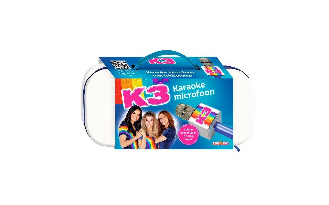 K3 Regenboog Karaokemicrofoon met luidspreker